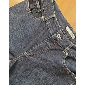 Chico’s Platinum Jeans Sz 1S Short Dark Wash Bootcut Denim Women’s EUC
